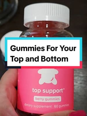 Get Your Top and Bottom on point. Does this thing really work? Check out the ingredients.  #gummy #gummybear #bearvanna #bblgummies #peachgains #topsupport 