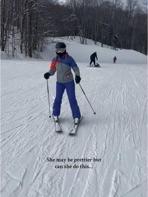 lol first time skiing the other day 🤣 #skiing #satire #shemaybeprettier #firsttimeskiing #skiingpro #snow #crystalmountain 