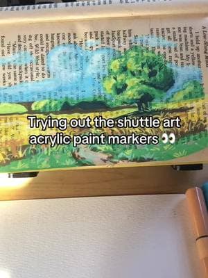 Thank you @Shuttle Art for sending me these I loved the packaging and the markers are really good quality 🌳 #shuttleart #shuttleartmarkers #shuttleartacrylicpaintmarkers #drawingonbook #markerdrawing #artcommunity #artcommunity #artist #fypage #fyp #arttut #artmaterials #markerreview #draeingprocess #paintingprocess #arttrend #artmeme #artist 