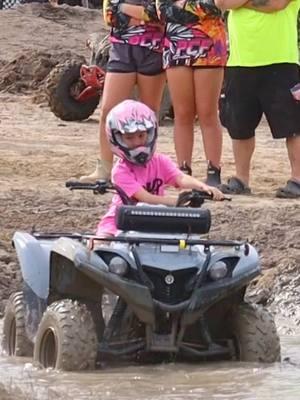 Never give up! #kingofthedeep #atv #kids #kidsoftiktok #kidstiktok #kidsactivities #mud #muddin #offroad #4x4 #grandrivermotorsportspark 