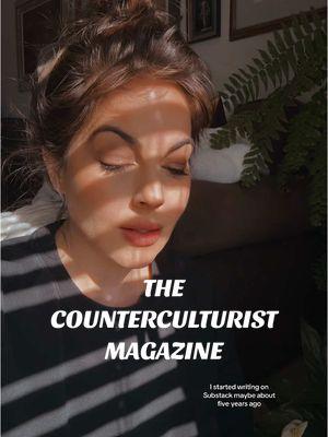 The Counterculturist Mag— On Substack.  Giddy up.  #zine #onlinemagazine #newmedia #WomenOfTikTok #90sfashion #interviewmagazine #womenentrepreneurs #womenownedsmallbusiness 