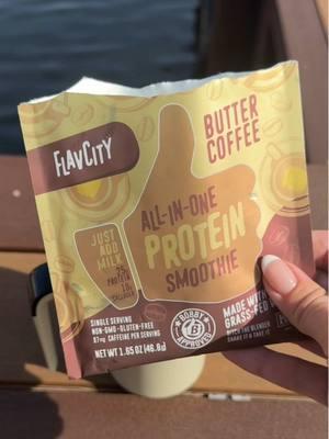 Breakfast is the most important meal of the day—don’t skip it! 🥞💥 FlavCity Butter Coffee All-in-One Protein Smoothie gives you 25g of protein in one delicious serving, so you can power up and take on the day! ☕️🥤 #flavcity #bobbyapproved #proteinrecipe #Recipe #protein #satisfyingvideo #foodtiktok 