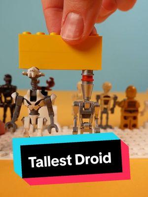 I found the tallest Lego Star Wars droid!  #legostarwars #tallestminifigure #starwarsdroids #r2D2 #generalgrevious #legofan 