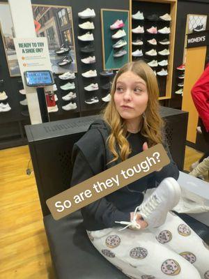 So are the shoes tough or are they not tough? I really need to know. #thosearetough #newbalance #dadshoes #babydaddy9000s #babydaddy3000s #shoestyle #whyaretheylikethis #middleschoolersbelike @Paislee_rain. 