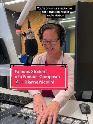 Famous Student of a Famous Composer 🎙️🎶 Dianne Nicolini #classicalmusic #classicalmusictiktok #mozart #beethoven #radio #sf #sftok #sanfrancisco #kdfc #sfbayarea #bayarea 