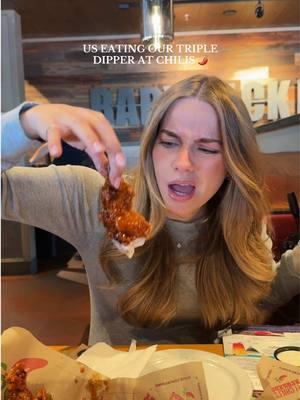 I’m ngl it SLAPPED🌶️🫡🫶🏻🤰🏼 #chilis #tripledipper #trending #viral #BestFriends #pregnancy #thirdtrimester #relatable #dayinmylife @Avery Woods @Chili’s Grill & Bar 