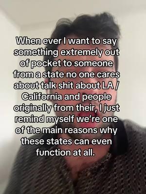 Too scared to go to their states 400,000 pop “major city” but have California in your mouth? Be f*cking for real #california #lawildfires #californiapride #eatonfire #palisadesfire #la #ive #rebelheart #kpop 