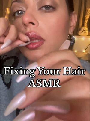 Fixing Your Hair ASMR - Hair Clip Trigger I love when @FruityPatchouli does the hair clipping trigger 😍 #fyp #foryou #foryoupage #asmr #asmrfyp #asmrforyou #asmrfy #visualasmr #visualtriggers #asmrtriggers #asmrvideo #asmrtok #asmrtiktok #asmrsounds #relax #relaxing #asmrtingles #personalattention #personalattentionasmr #peaceandsaraity #visualtrigger #asmrhairplay #asmrhairclipping 