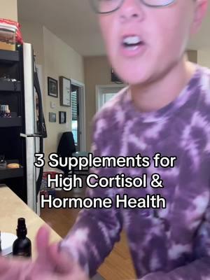 Replying to @Missy Russelburg  Here’s the three I’d say to begin with! #cortisol #cortisolsupplements #hormonehealth #supplements 