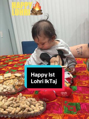 Happy Ist Lohri IkTaj 🎉💥 We love you so much jaan ♥️🧿#happylohri 