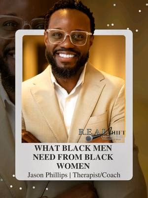 🚨 *New Podcast Episode Alert!* 🚨  In this thought-provoking conversation, Black male therapist and coach Jason Phillips opens up about what Black men truly need from Black women when it comes to vulnerability.  🎙 "We need Black women to know that a safe space can’t just happen once in a blue moon. When we open up, we’re letting our guard down—not because we’re weak, but because we trust you. And that doesn’t mean we’re any less strong."  This powerful insight was recorded almost a year ago, and now it’s finally ready to be shared with the world.  Question...What do you think Black men need Black women to know? Comment below. ✨ Stay tuned for the full episode of The Real Shift with Rhonda Gipson-Willis where we explore the shifts that make us, not break us.  🎧 Get ready for more clips and conversations that will challenge, inspire, and transform your perspective.  @Jason - Therapist & Life Coach  #TheRealShiftPodcast #BlackMenHealing #SafeSpaces #Vulnerability #RhondaGipsonWillis #JasonPhillips 