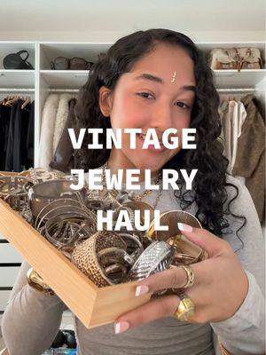 Replying to @Miss D vintage jewelry haul ⛓️‍💥⚱️jewelry lovers tap innn! so many good watches and bracelets! follow me here and on other platforms (nazjaa) and @Boho Gal Jewelry to stay up to date on the Valentine’s Day pop up :) #jewelry #jewelryhaul #haul #vintage #thrifting #thrifthaul 