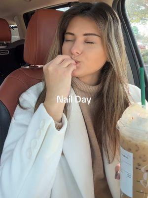 Something about getting your nails done makes you feel better all around 🤍 #nailday #nails #nailinspo #Vlog #nailvlog #ditl #coffeerun #morningvlog #MomsofTikTok #momlife #motherhood #nailsoftiktok #errandsday #morninginmylife #SelfCare 