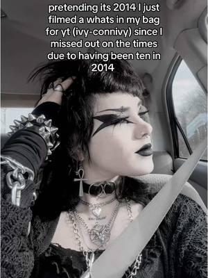 I'm obsessed with 2014 you don't understand #goth #yt #gothyoutuber #tradgoth #gothmakeup #gothstyle #gothaesthetic #gothicmakeup #whatsinmybag #tradgothmakeup #2014 