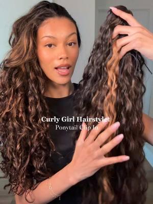 Please tell me you guys know an easier way to do this 😭. There was definitely a learning curve but it came out SO CUTE!!! #curlyhairstylestutorial #curlyhairstyles #curlyhairinspo 