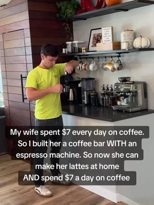 Anything for the mother of my children! . . . #coffee #DIY #MyWifeBeLike 