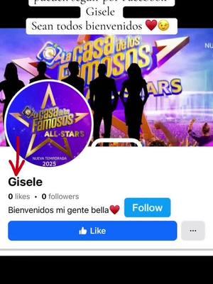 Follow me Facebook Gisele #lemon8 #paratii #foryoirpage #viraltiktok #lcdlfallstars #chisme #lacasadelosfamosos024 