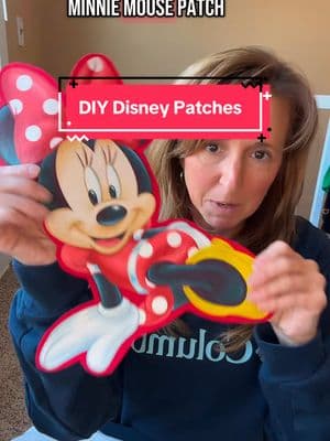 DIY Disney Patches #diymom #patches #craftymom #sweatshirtpatches #diyhoodie #diypatch #pennanthoodie #patchhoodie #disneypatches @Disney @Walt Disney Animation Studios 