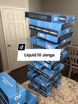 Liquid IV PR Jenga @Liquid I.V. #liquidiv #liquidivpartner #healthy #wellness #hydration #pr 