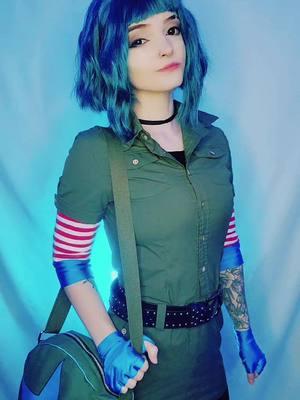 She's not goth, but we love an alt baddie. Follow me on Insta to stay in touch after the 19th. rainy_day_roses #RamonaFlowers #RamonaFlowersCosplay #ScottPilgrim #ScottPilgrimVsTheWorld #ManicPixieDreamGirl #FYP #Transition #CosplayTransition 