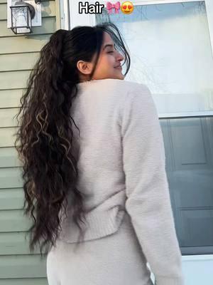 Omg this hair made me look so cute 😍#longhair #fyp #extensionshair #beauty #beautifulwoman #nepalisong @vigorous.hair.official thanks I love it ♥️ 