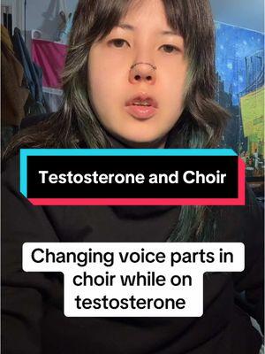 Replying to @aleck ! #transvoice #transvoiceteacher #transvoicetraining #testosterone #choir #transmasc 