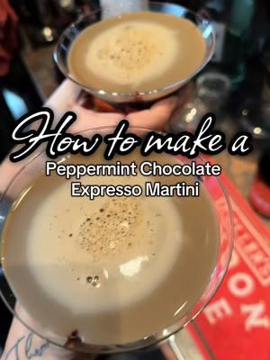 Holiday season isn’t over just yet! #winterbreak #peppermint #expressomartini #sogood #chocolate #holidaydrinks #cheers