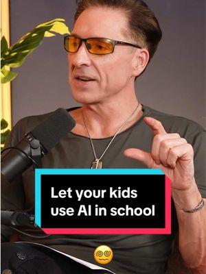 Let your kids use AI in school. This is why. 👆🏼  (🎥: Search ‘The Human Upgrade Podcast' on YouTube, Spotify, and Apple Podcasts to watch and listen to the full episode now! | Guest: Brandon Sawalich) #DaveAsprey #biohacking #biohacker #biohacked #ai #artificialintelligence #parenting #parents #parentingtips #education 