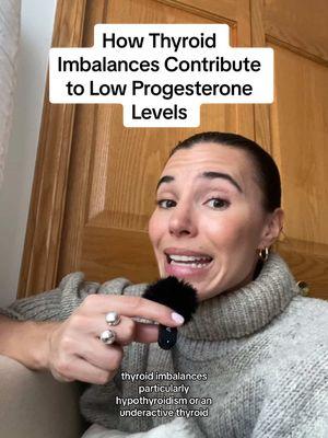 Replying to @Kat - Golden Light Healing How thyroid imbalances contribute to low progresterone levels. #thyroidimbalance #thyroidproblems #lowprogesterone #progesteronedeficiency #progesterone #hormonehealthtiktok #hormonehealth 