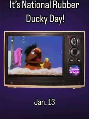 It’s National Rubber Ducky Day! 🐤 . . . #NationalRubberDuckyDay #RubberDucky #SesameStreet #80s #80sKid #GenX #LosOchenta #Vintage #80sCommunity #OldSchool #Nostalgia #Nostalgico #TimeMachine #BackToThe80s #1980s #ILoveThe80s #90s #70sBaby #ILoveThe90s #90sKid #Reels #FYP #Instagood  #GoodVibes #Fun #TrulyOutrageous80s