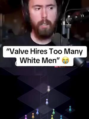 Valve gaming studio is under fire for hiring too many White Males 😭 #asmongold #asmongoldclip #valvegames #valve #steamgames #gamingtiktok 