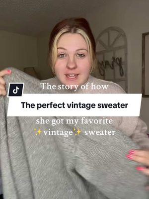 This solid knit sweater is my prize possession! Everyone needs this knit sweater! #knitsweater #sweater #sweaterweather #sweaterszn #thrift #vintage #vintageclothes  Vintage clothes Vintage sweater Thrifted clothes Sweater Clothes must haves  Basics Women’s basics 