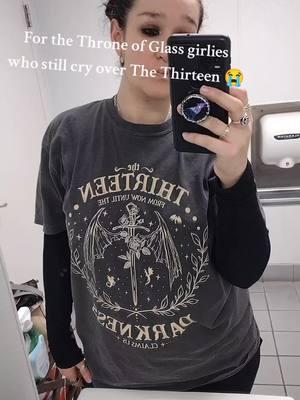 it has been exactly one year since I finished reading Kingdom of Ash and I am still not okay 😭  #BookTok #bookishmerch #bookishshirt #thethirteen #romantasy 