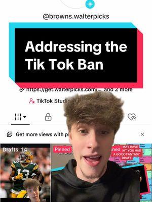 Dissapointed. #nflcontent #nflcreators #sportscontent #tiktokban #ban #brownswalterpicks 