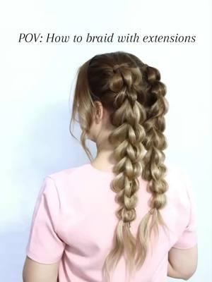 ✨ How to Braid with Extensions ✨ Looking to take your braids to the next level? In this tutorial, @Another Braid shows us how to create a 3 Strand Pull-Through Braid using Hidden Crown Clip-In extensions.  Are you bold enough to try this? Let us know in the comments, and don’t forget to tag us in your braid transformations! 🤍 #hiddencrownhair #braidtutorial #hairextensions 