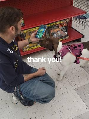 i want to say... "thank you" to this worker.  he took time out to interact with my son.  #goodvibes  #petco #autismawareness #autism #autismrules #teambubba #bubbarocks 