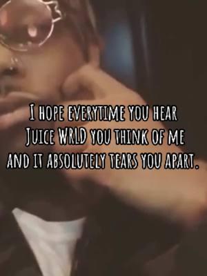 I hope everytime you hear juice wrld you think of me and it absolutely tears you apart ❤️‍🩹. #heartbreak #juicewrld #juice #wrld #999 #juicewrld999 #jarad #jaradanthonyhiggins #jaradhiggins #jaradanthony #productions #leaks #fyp #albums #tribute #fypシ #foryoupage #verse #masterpiece #juicethekidd #depression #sad #heartbreaks #depressed #sadboy #sadgirl #juicegirl #ex #exgf #exbf #exgirlfriend #exboyfriend #past #present #future #foryoujuicewrld #abcxyz #zyxcba #xyzabc #123cbz #abcdefg #popular #trending #trend #tpne #release #unreleased #studio #session 