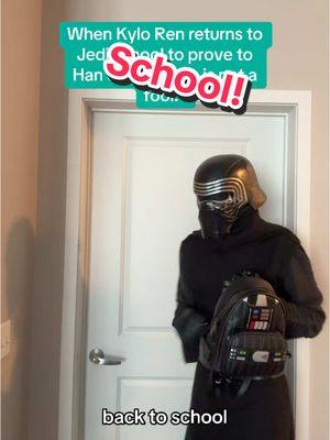 How would Kylo Ren do at Jedi school? #kyloren #kylorencosplay #fyp #foryourpage #starwars #starwarscosplay #adamdriver 