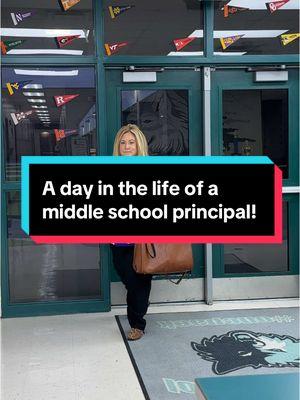 💕💫 A day in the life of a middle school principal! #principalsoftiktok #principal #principals #teachersoftiktok #teacher #teachers 