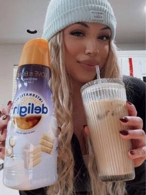 Have you guys tried this ? If not I definitely recommend! 😋 #loveisblind #loveisblindnetflix #internationaldelight #coffeecreamer #loveisblindcreamer #weddingcake #weddingcakecreamer #icedlatte #icedcoffee #coffee #coffeelover #coffeeaddiction #weddingcakecoffee 