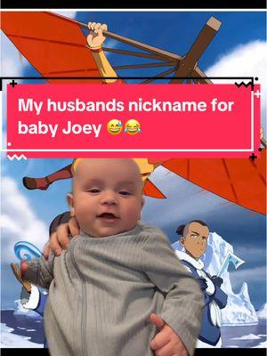 #greenscreen i don’t see it but he thinks it’s hilarious and keeps calling him the last airbender 😂😭 i think it’s just joeys bald head #baby #babyjoey #babytok #thelastairbender 