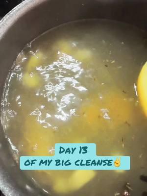 Day 13✌️ #cleanse #bigcleanse #HealingJourney #followmyjourney #fyp #hottea #tea #fypシ #paraguard #foodgradede #binder #electrolites #water #juice #oregano #clove #turmeric #ginger #lemon #lemonpeel #honey #rawhoney #blackpeppercorn #day13 