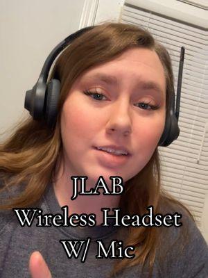 First time using it today and I’m in LOVE! No more cords around here!! #jlabheadphones #joabwirelessheadphones #wirelessheadphones #workfromhomeheadset #headset #workfromhomeessentials 