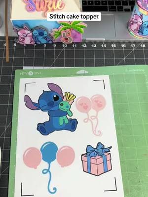 Stitch cake topper #stitch #caketopper #papeleriacreativa #papeleriabonita #papeleriapersonalizada #stitchlover #birthdayparty 