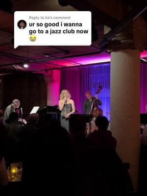 Replying to @lia I’ll be back at Winter’s Jazz Club in Chicago with these cats on 4/11! other shows in Chicago as well… check my bio for calendar link! I’ll also be in Aus/NZ in Feb & UK/Europe April-June w @Postmodern Jukebox !!! 🥰 #jazzclub #jazzsinger 