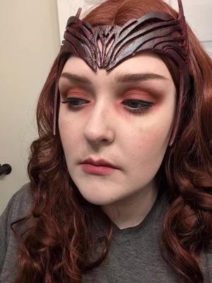 Scarlet Witch makeup test this is not the final wig but I do like this makeup look! #multiverseofmadness #momscarletwitch #scarletwitchcosplay #scarletwitch #marveluniverse #marvel #wandamaximoff #wandamaximoffcosplay 