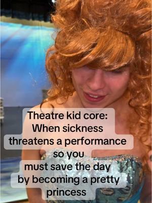 Logan saved the day fr fr #thelittlemermaid #pricess #ifeellikeaprincess #jasper #prettyprettyprincess #swingactor #savedtheday #understudy #acting #singing #dancing #logan #sickness #musical #musicaltheatre #theatrekidcore #theatrekidsgetit #crew #stagecrew @JasperTheDoll✅ 