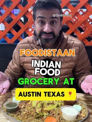 Explored Foodistaan in Cedar Park, Texas—a one-stop destination with groceries, a meat shop, and an amazing Indian restaurant! The place is spacious, with outdoor seating and a great vibe. 🌟 Would you try? Must-try items: 🍛 Hyderabadi Mandi 🥐 Chicken Puff ☕ Irani Chai 🍗 Chicken Tikka Masala 📍 Address: Foodistaan, 2200 E Whitestone Blvd,  Cedar Park, TX  . . #austinfood #texasfoodie #atxeats #localfood #indianfood #iranichai #indiansinusa #atxfood #atxfoodie #indianrestaurant #austintexas #indiangrocery #foodguide #chaskasafari  [Indian food at Austin, Indian grocery stores Austin Texas, meat sop at cedar park, Austin Indian food, best Mandi at Austin, Indian tandoori naan, Indians in Austin, local food at Austin, Indian grocery at austin]