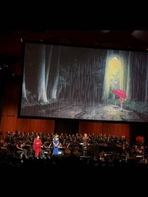 The last part of My Neighbor Totoro set at the Joe Hisaishi Symphonic Concert: Music from the Studio Ghibli Films of Hayao Miyazaki! This brought me right back to my childhood, still dreaming of this night! Figured everyone could use some happiness, so wanted to share.@joe.hisaishi ❤️ #studioghibli #myneighbortotoro #joehisaishi #joehisashiconcert #joehisaishimusic #tortoro 