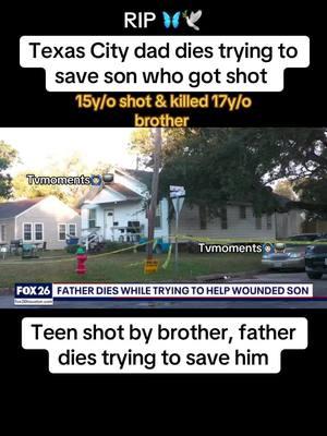 Father dies trying to save son who got shot by his other son #texas #texascity #heartbreakingstory #shooting #tragicstory #crimejunkie #truecrime #tattooartist #tattoolover #fyp #fypシ #viral #viralvideo #tvmoments🙆🏻‍♂️📺 #joshuagonzalez #JulianjayGonzalez  